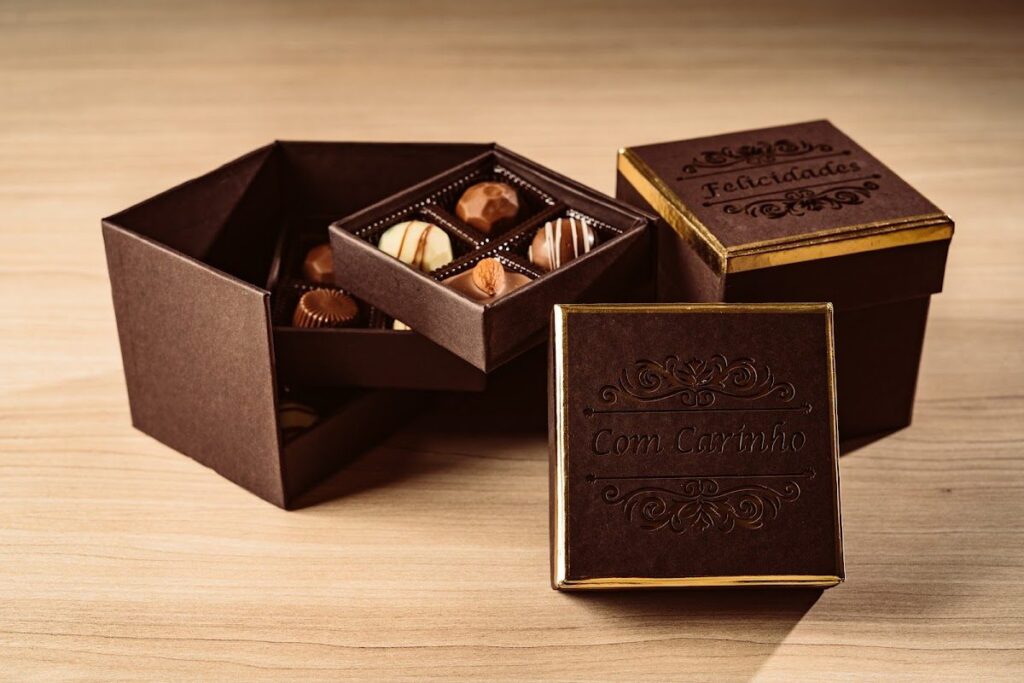 Caixas de bombons para presente Puro Cioccolato